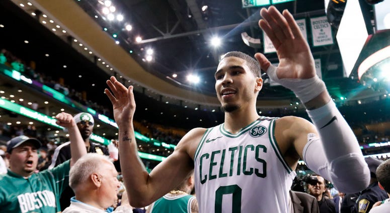 Jayson Tatum of the Celtics. Jayson Tatum